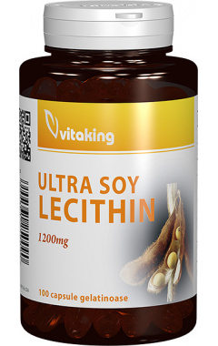 Lecitina 1200 mg Vitaking - 100 capsule gelatinoase